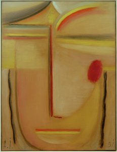 Testa Astratta: Oro e Rosa da Alexej von Jawlensky